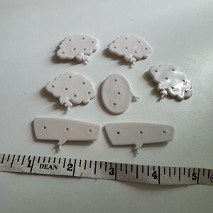 Littlest Pet Shop small accessory holders. Lot of 7